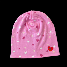 Beanie rosa Sterne 38